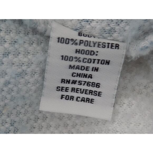 Miss Selfie fuzzy fleece jacket coat lightweight hooded zip front size Medium - Picture 6 of 6